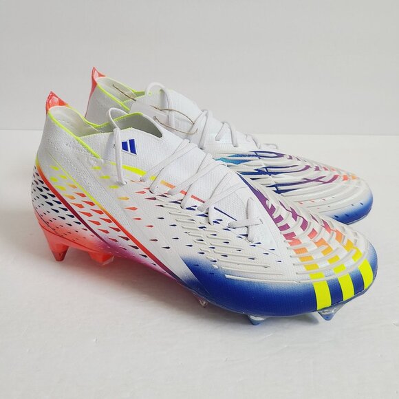 NEW Adidas Predator Edge.1 SG Soccer Cleats GW1021 Size 7.5 White main image 7